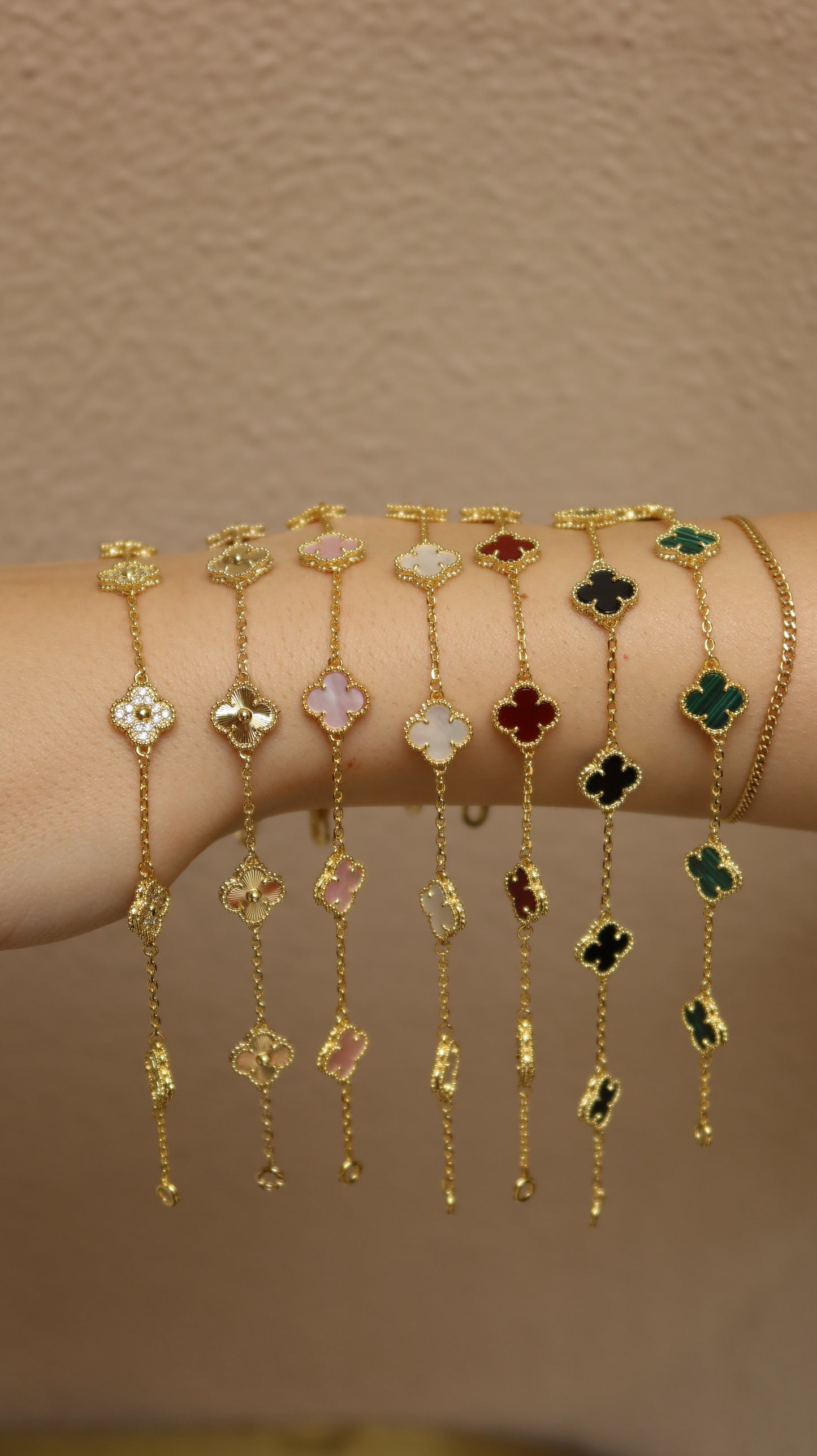 Gold Mini Flower Bracelet
