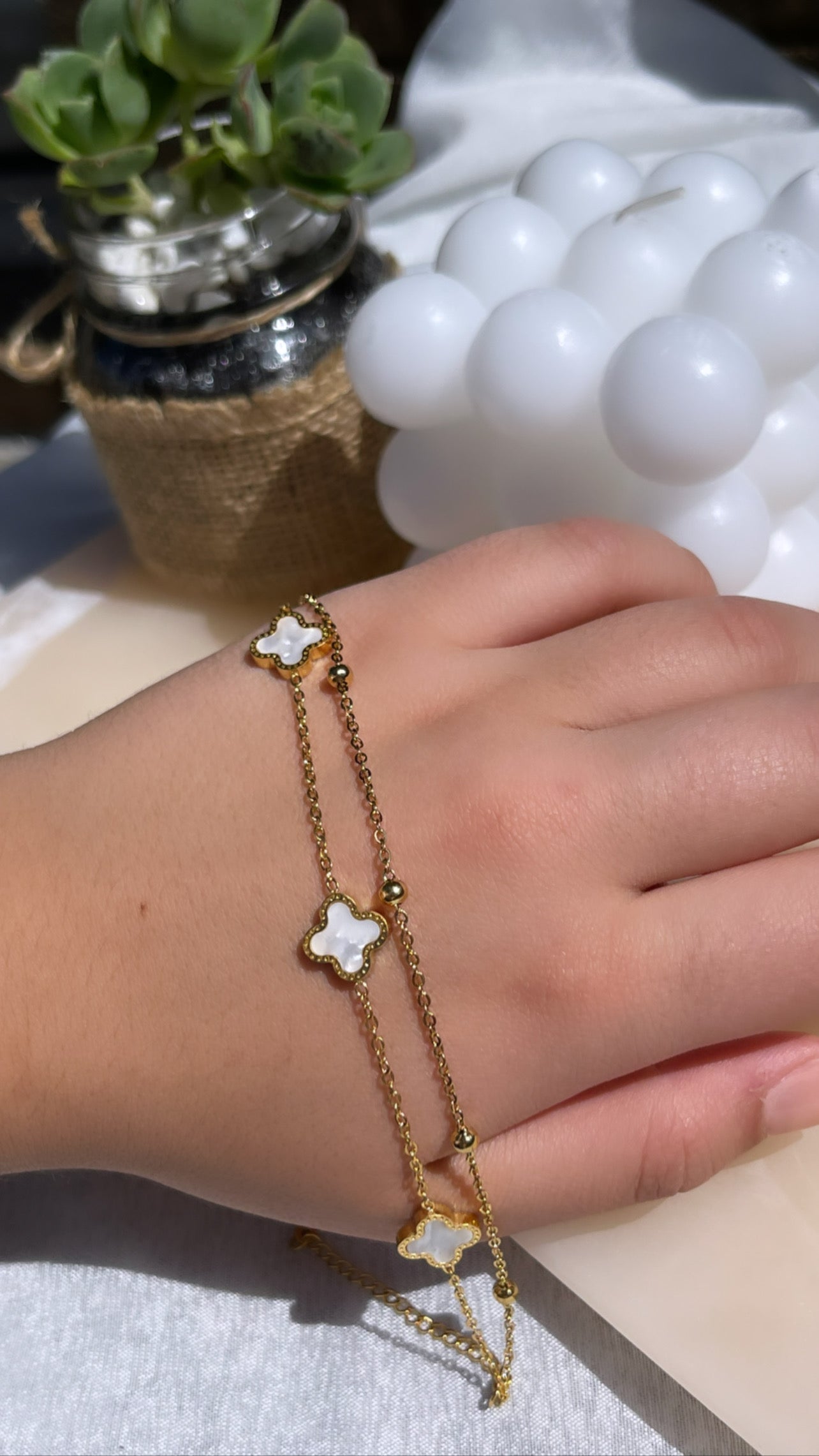Clover Double Bracelet