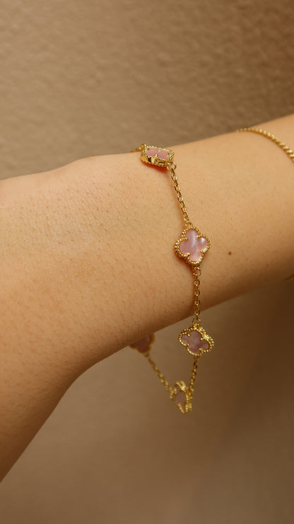 Gold Mini Flower Bracelet