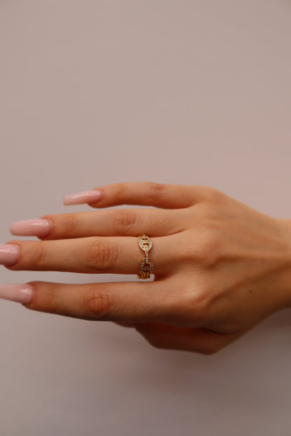 Signature Shine Link Ring
