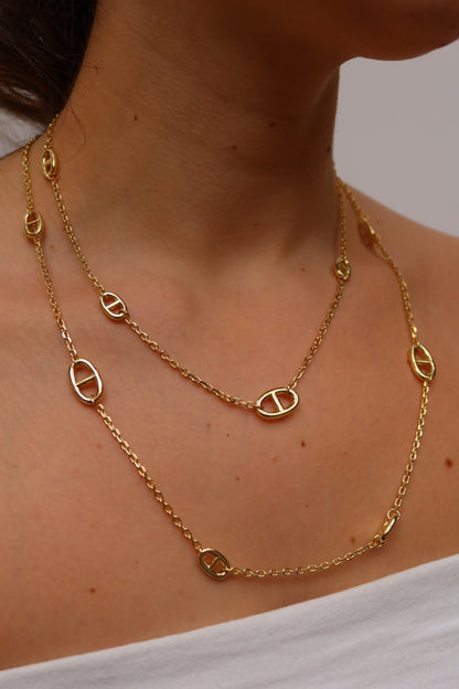 Signature Long Link Necklace