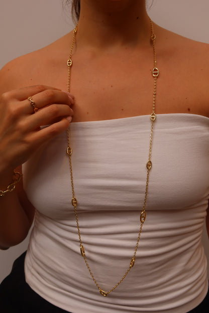 Signature Long Link Necklace