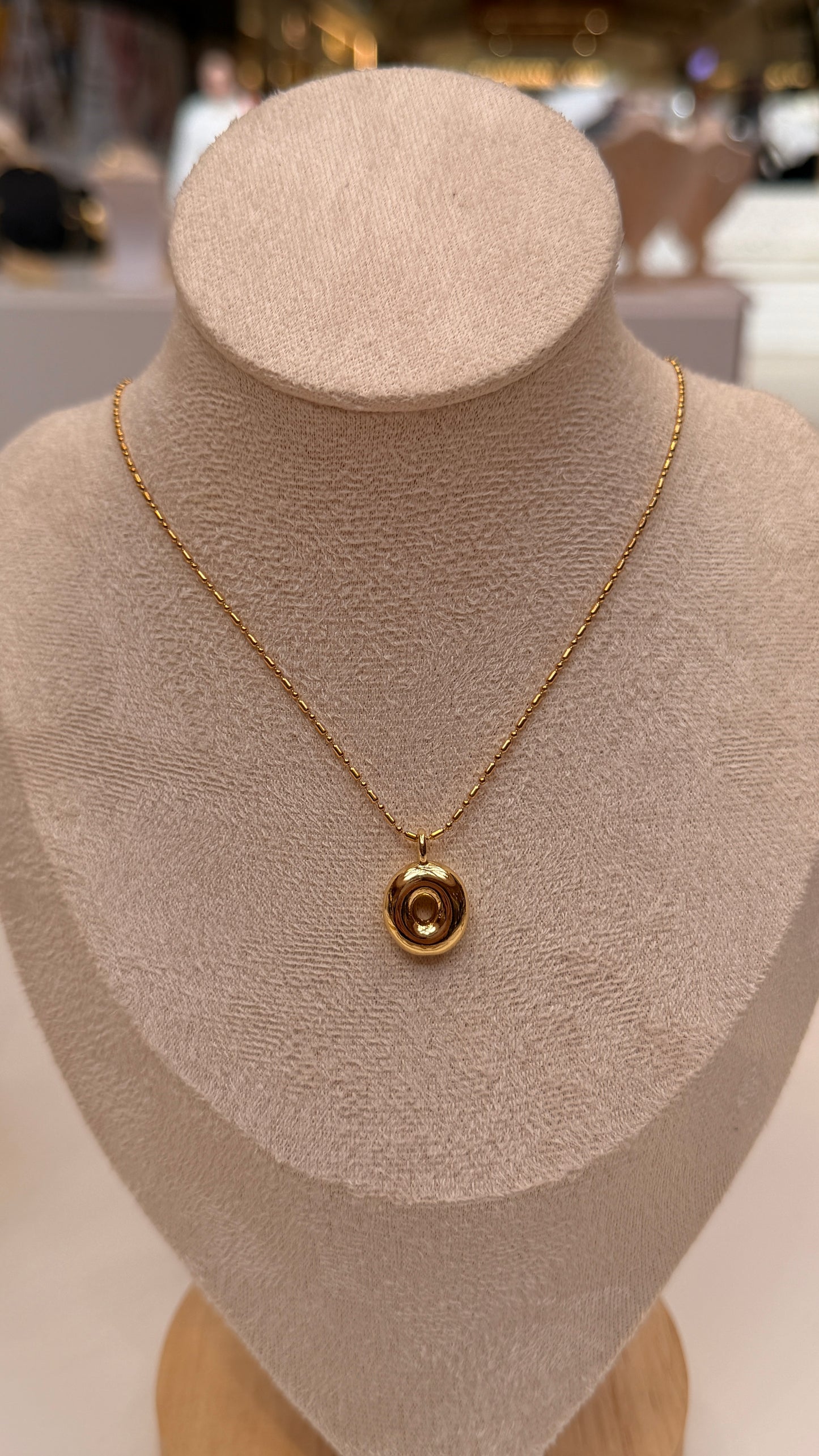 Bubble Initial Necklaces