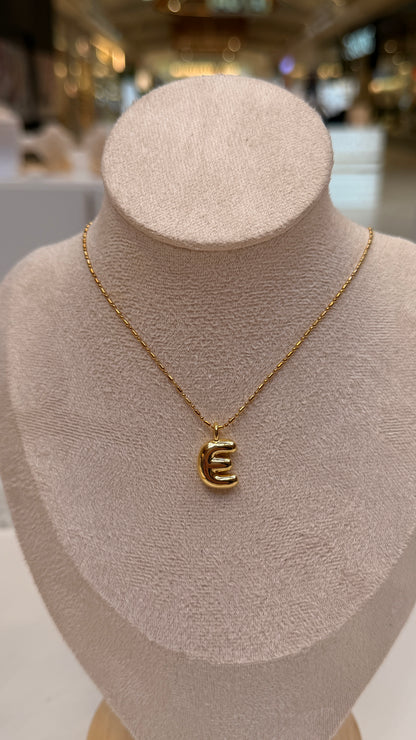 Bubble Initial Necklaces