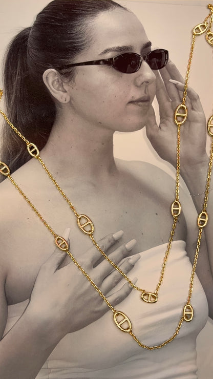 Signature Long Link Necklace