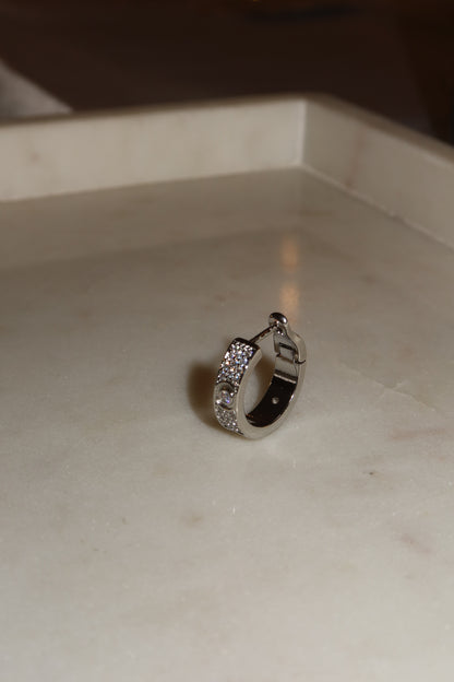 Crystal Huggie Earings