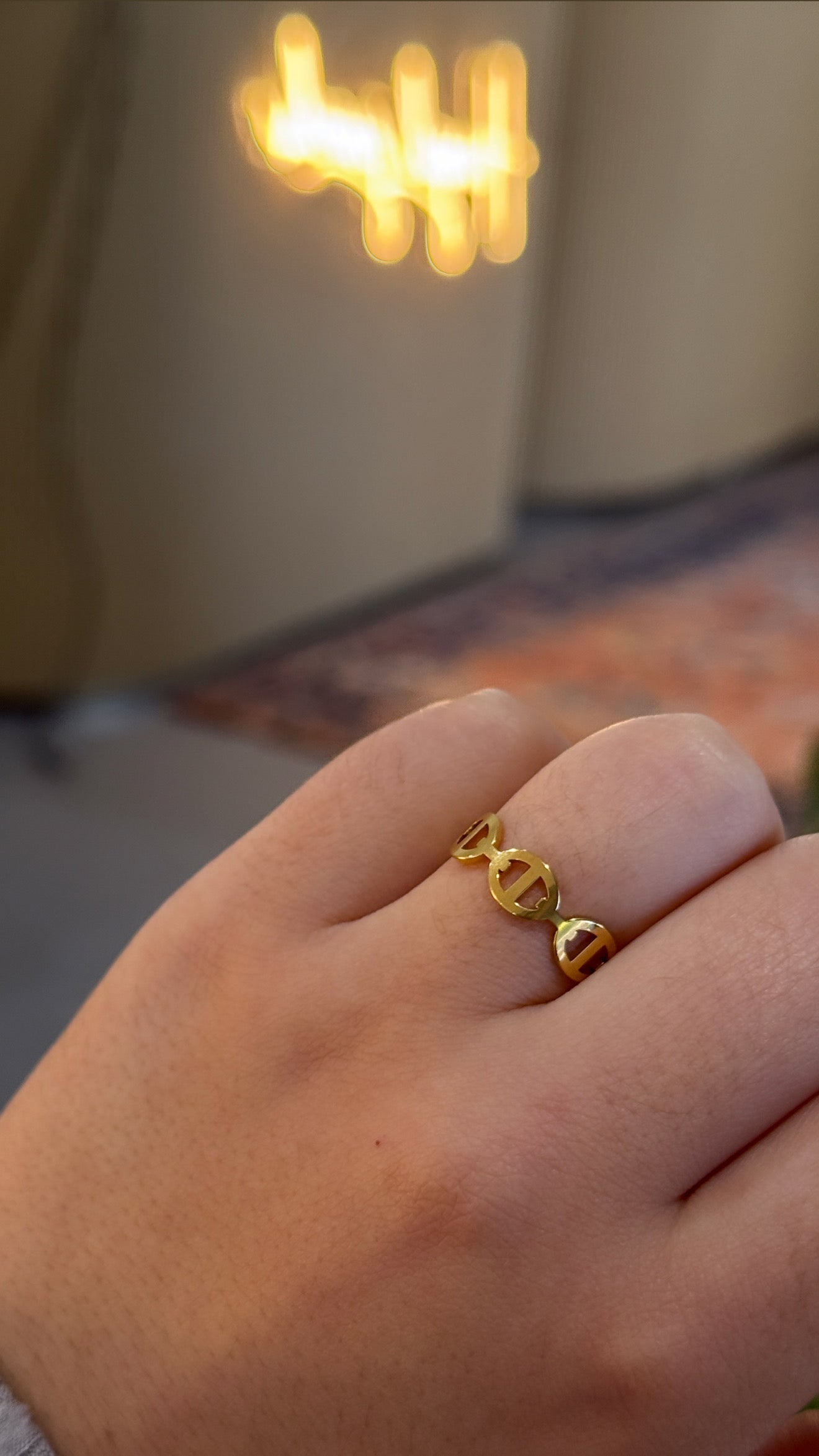 Twist Link Ring
