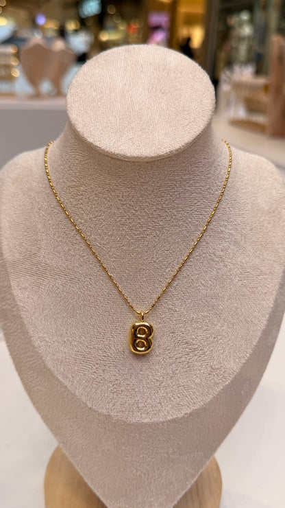 Bubble Initial Necklaces