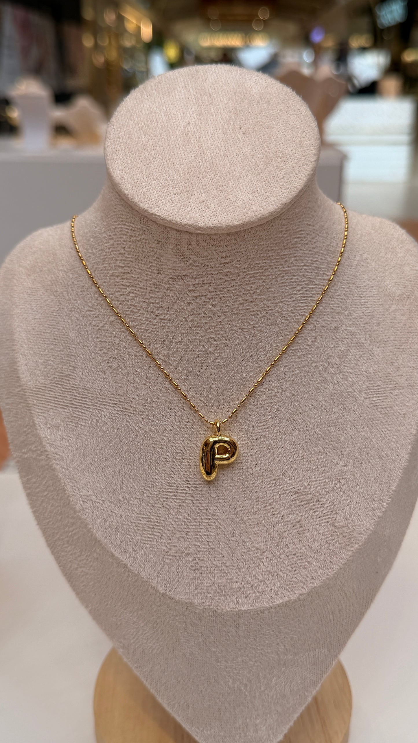 Bubble Initial Necklaces