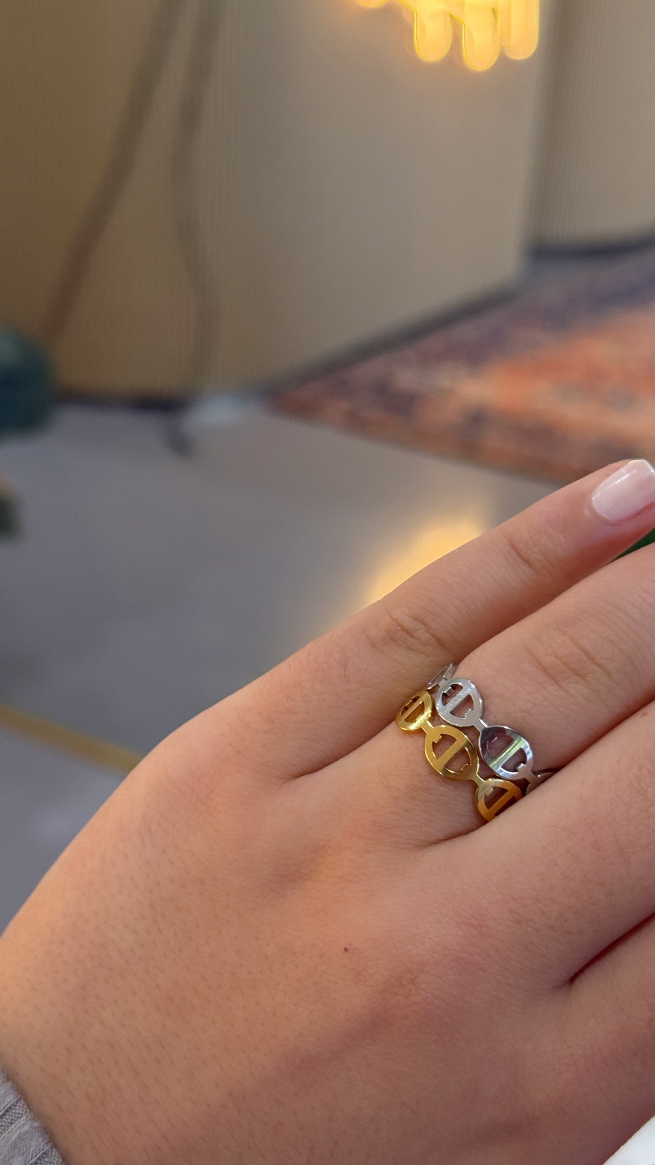 Twist Link Ring