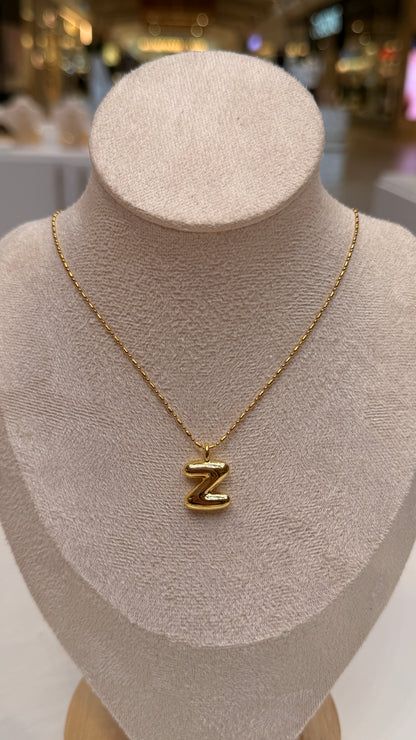 Bubble Initial Necklaces