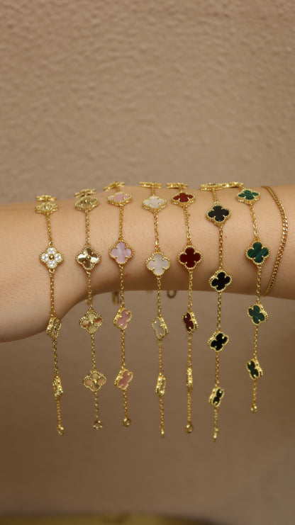 Gold Mini Flower Bracelet
