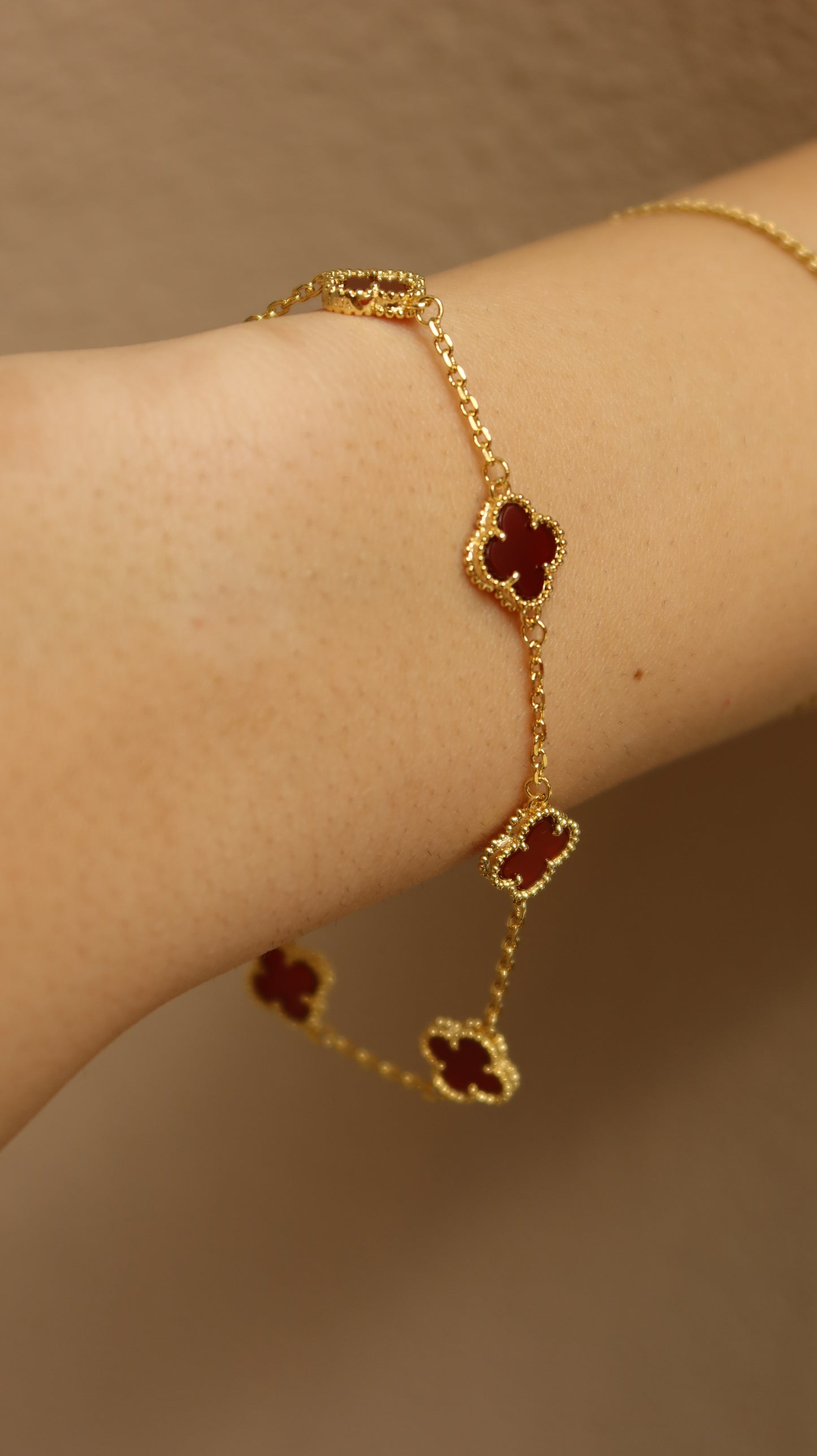 Gold Mini Flower Bracelet