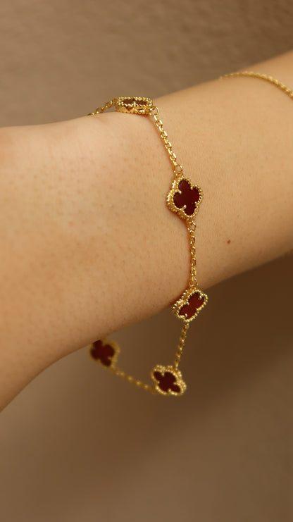 Gold Mini Flower Bracelet