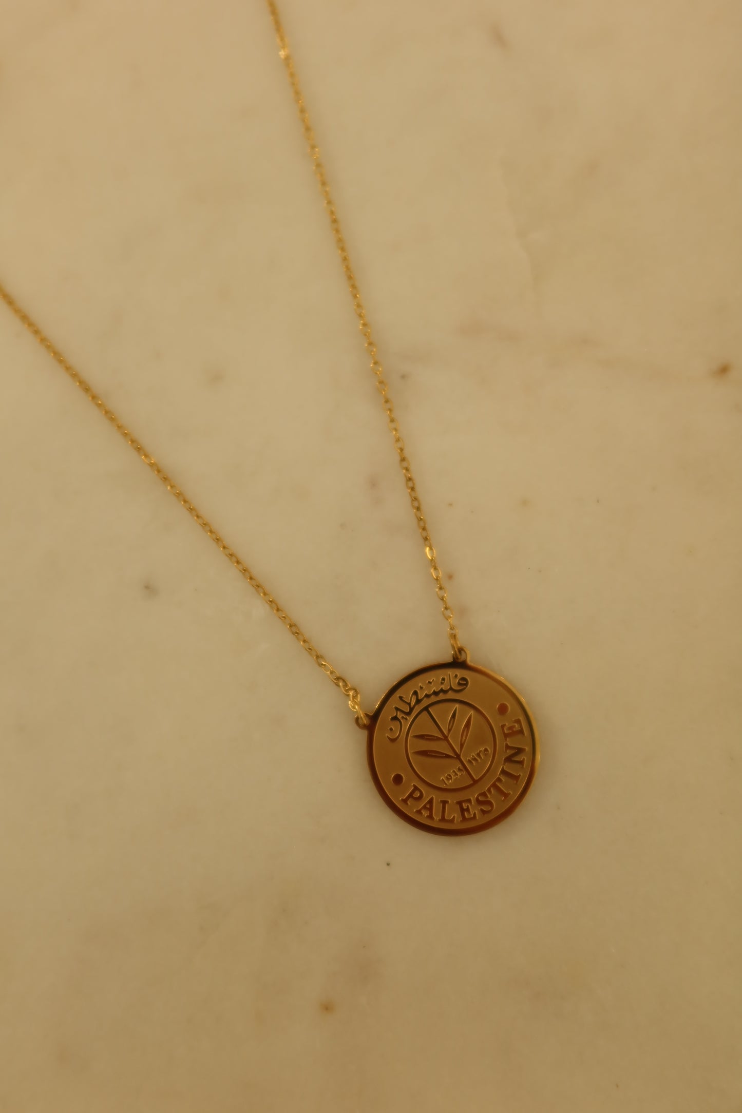 Palestine Coin Necklace