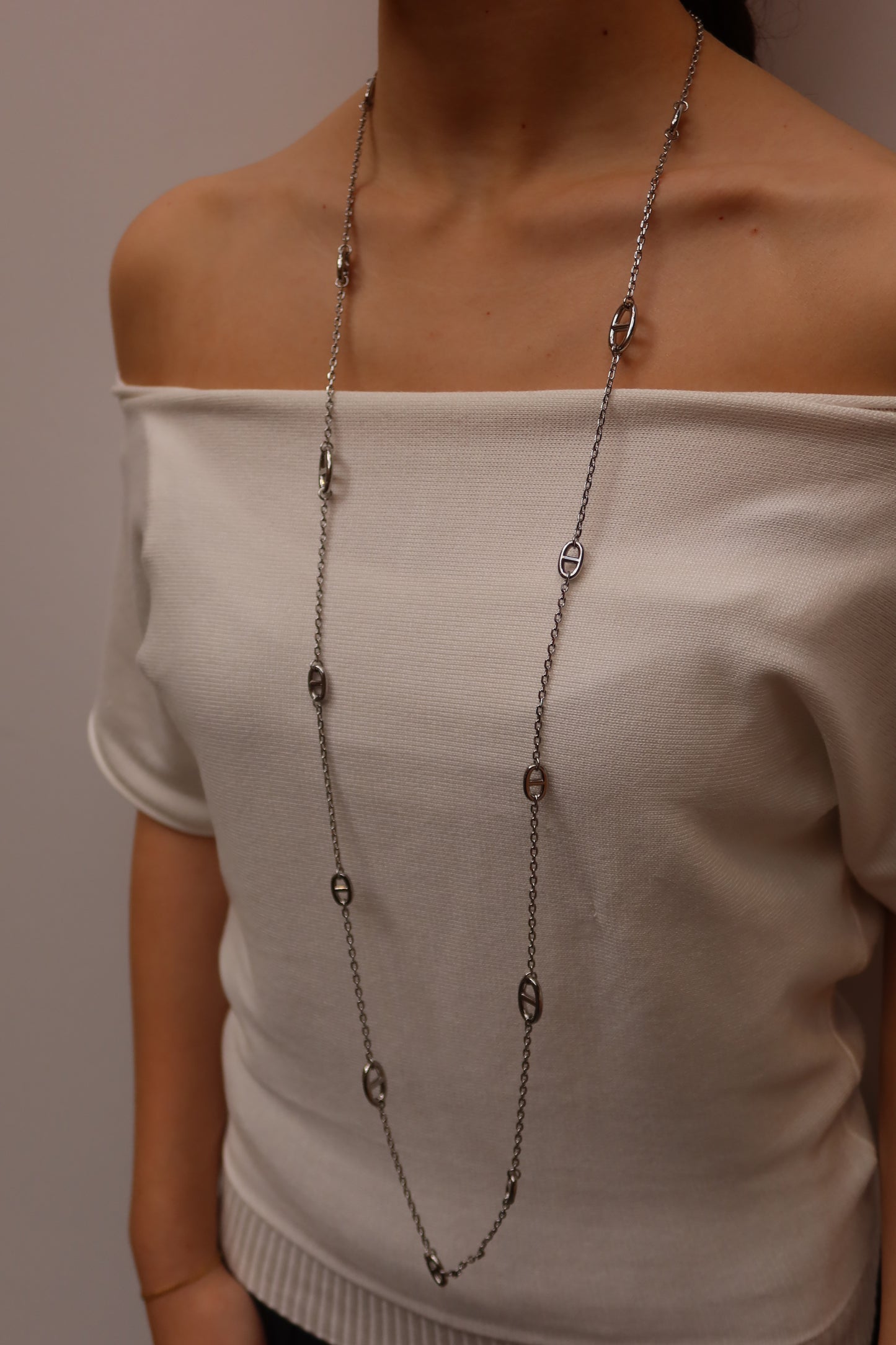 Signature Long Link Necklace