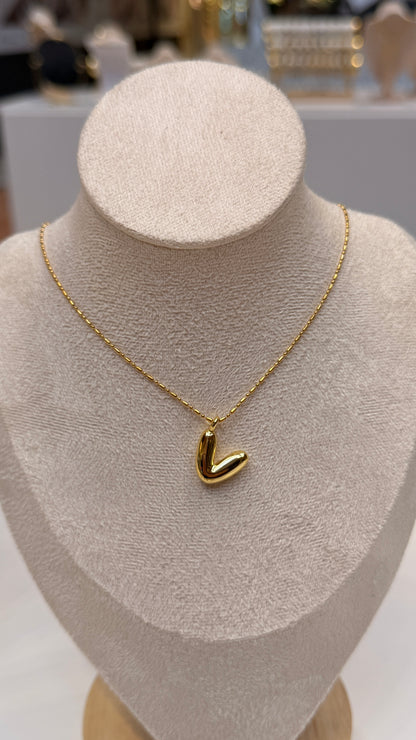 Bubble Initial Necklaces