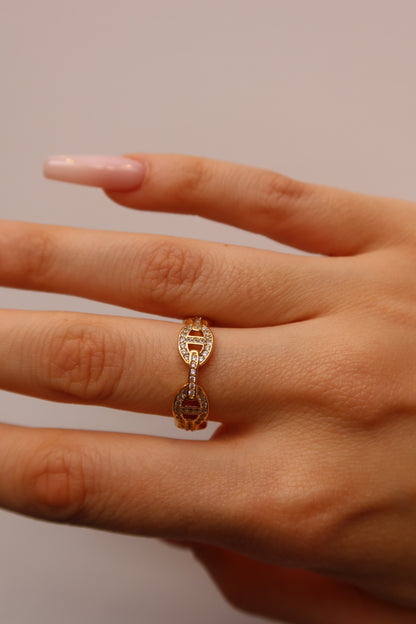 Signature Shine Link Ring