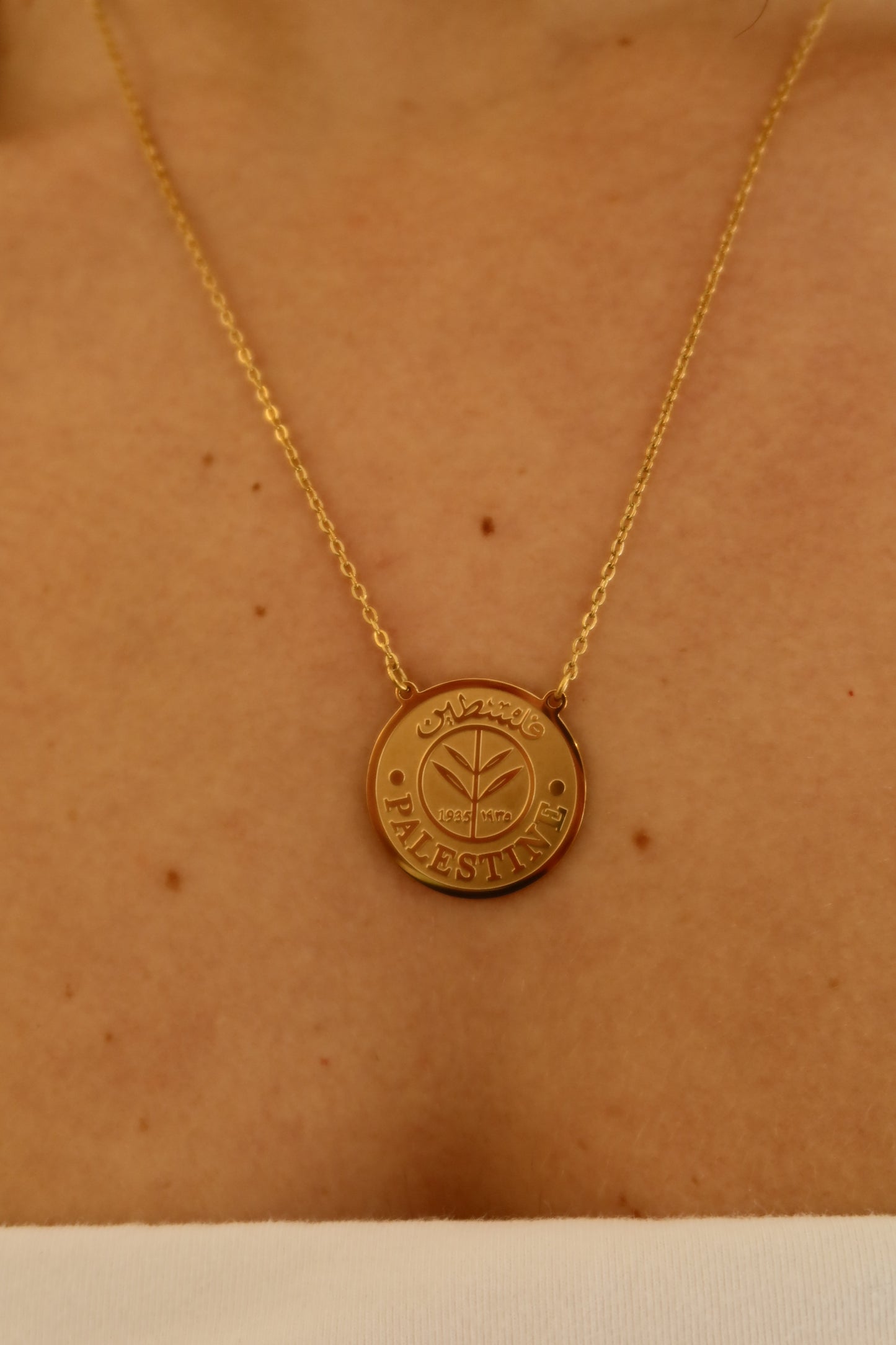 Palestine Coin Necklace