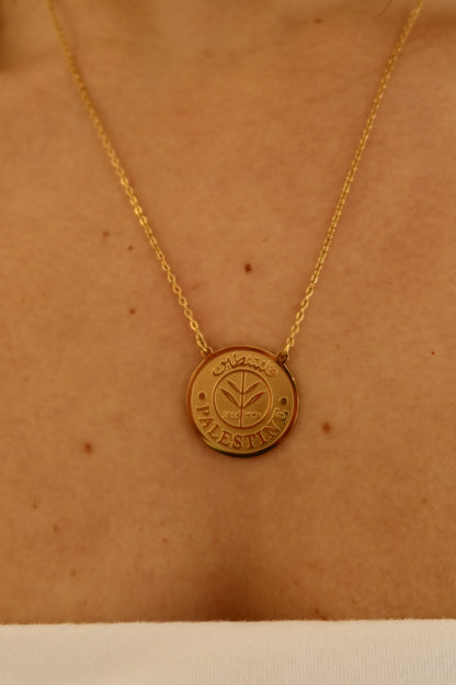 Palestine Coin Necklace
