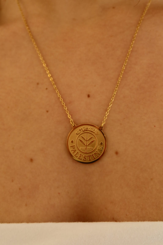 Palestine Coin Necklace