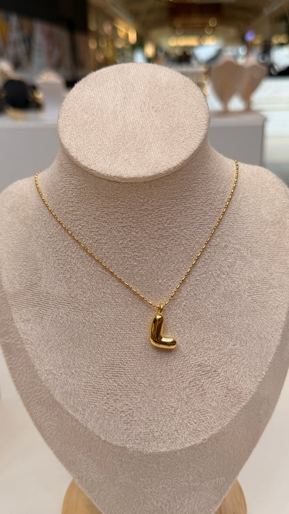 Bubble Initial Necklaces