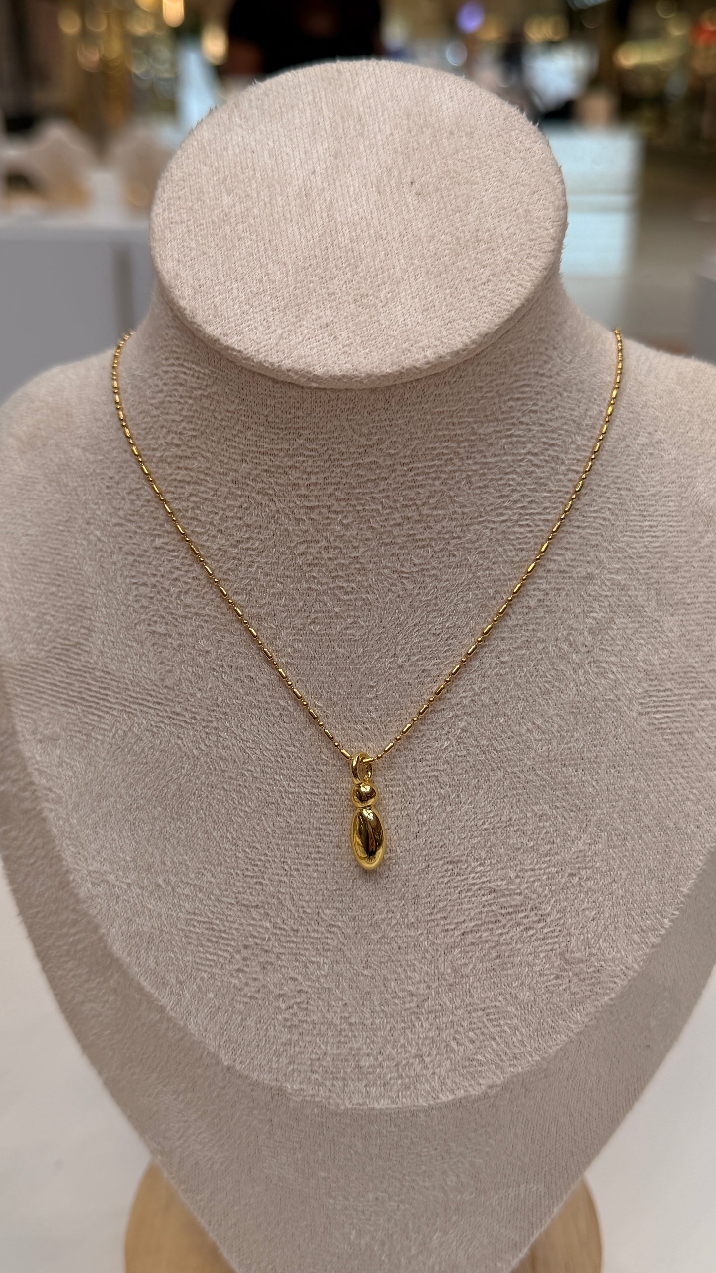 Bubble Initial Necklaces