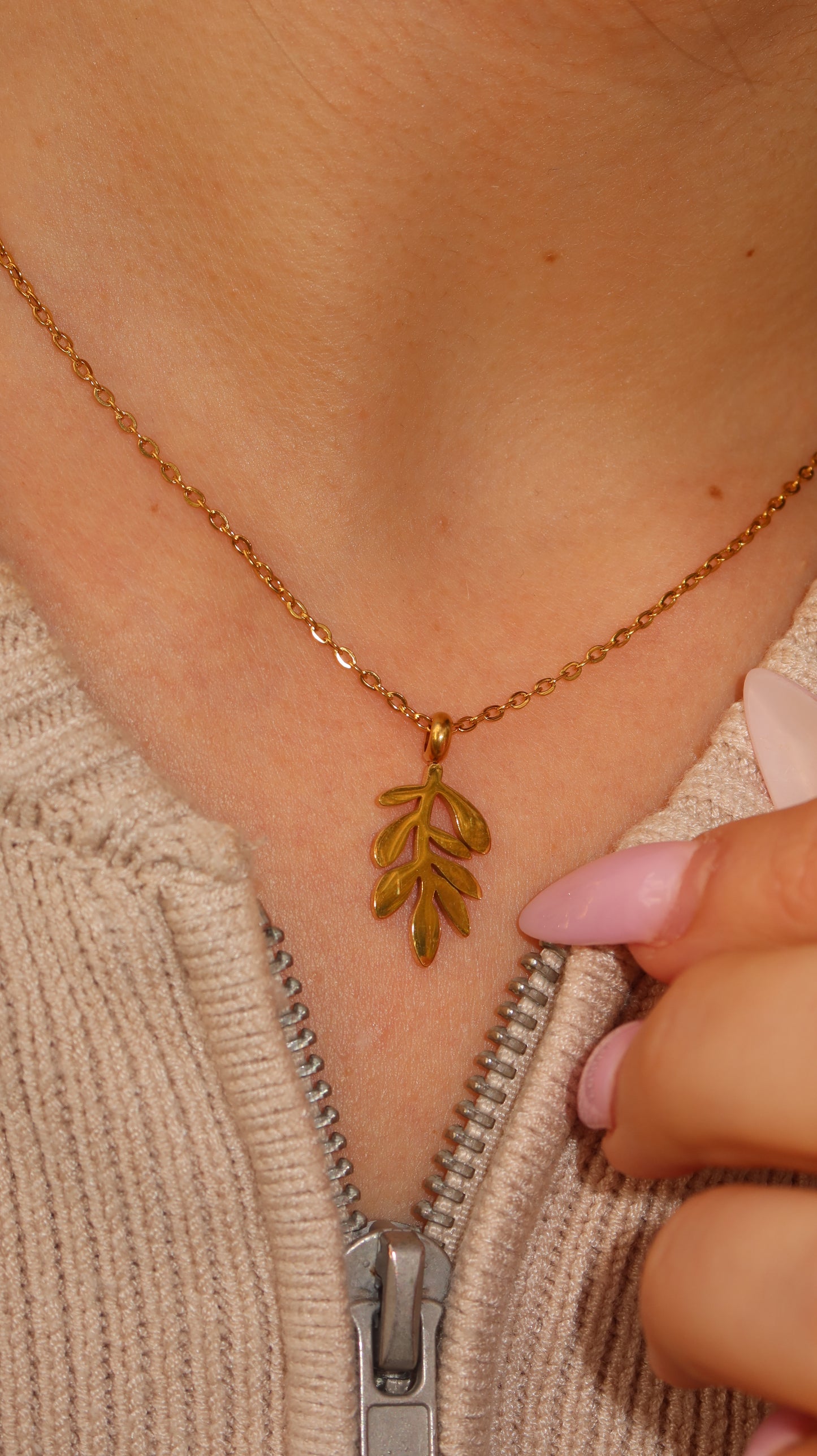 Olive tree necklace