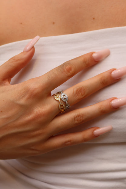 Signature Shine Link Ring
