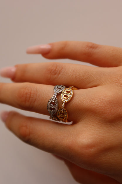Signature Shine Link Ring
